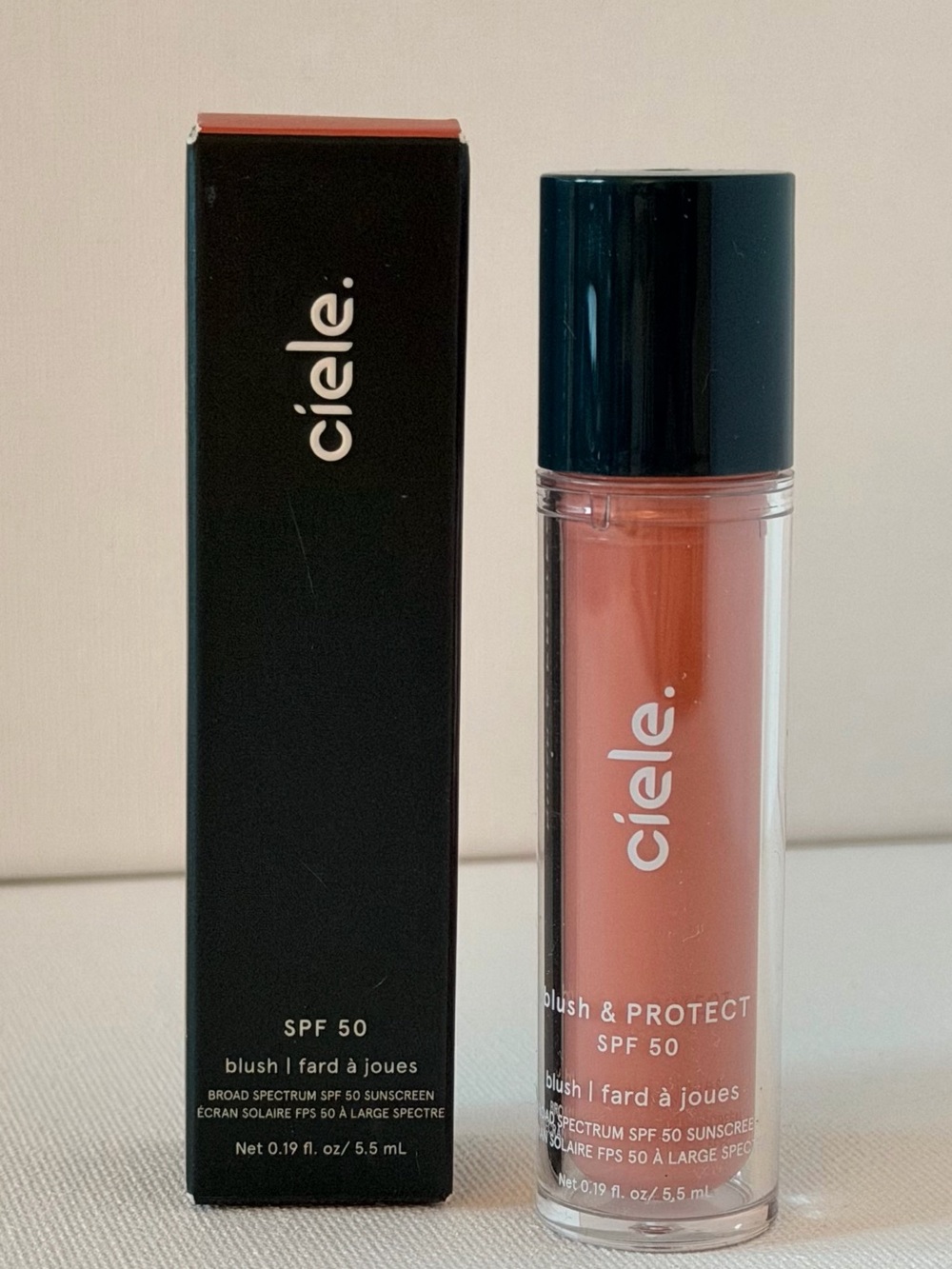 Ciele Blush & Protect SPF 50+ Liquid Blush - Behati - EXP 3/27 - Full Size NIB